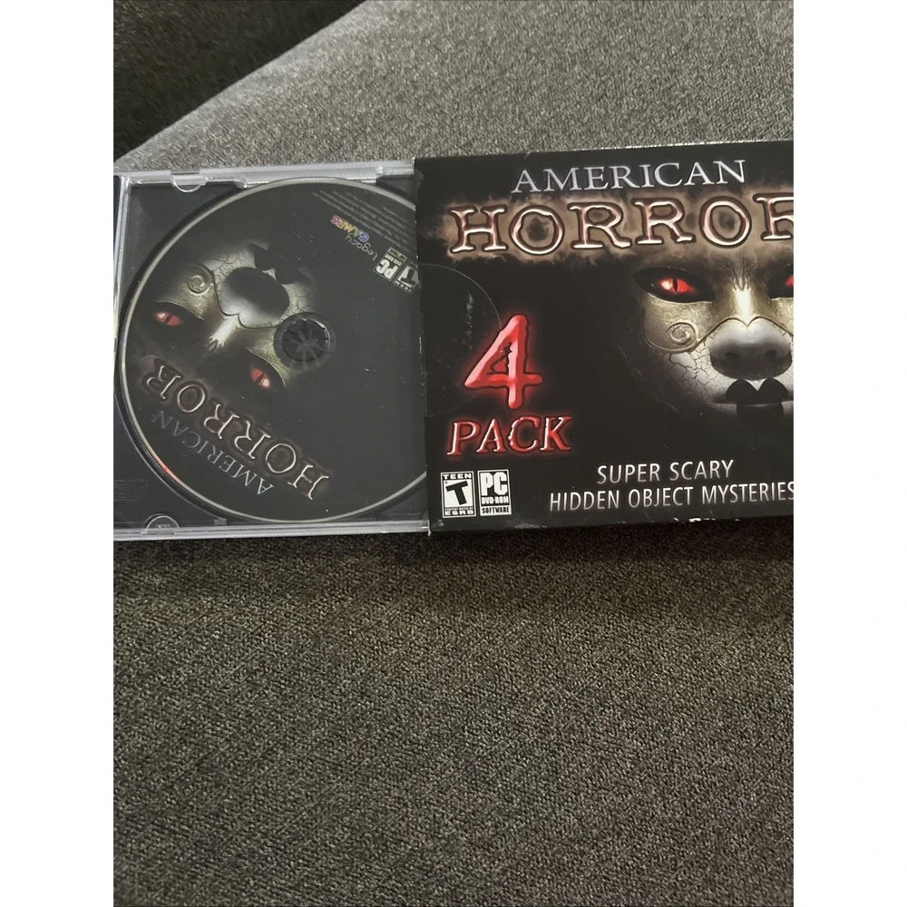 Legacy Games American Horror 4 Pack PC Game Teen Black Hidden Object Mysteries